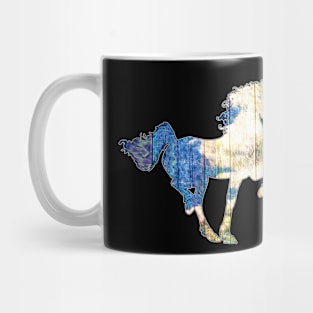 Old Wooden Unicorn Sign Mug